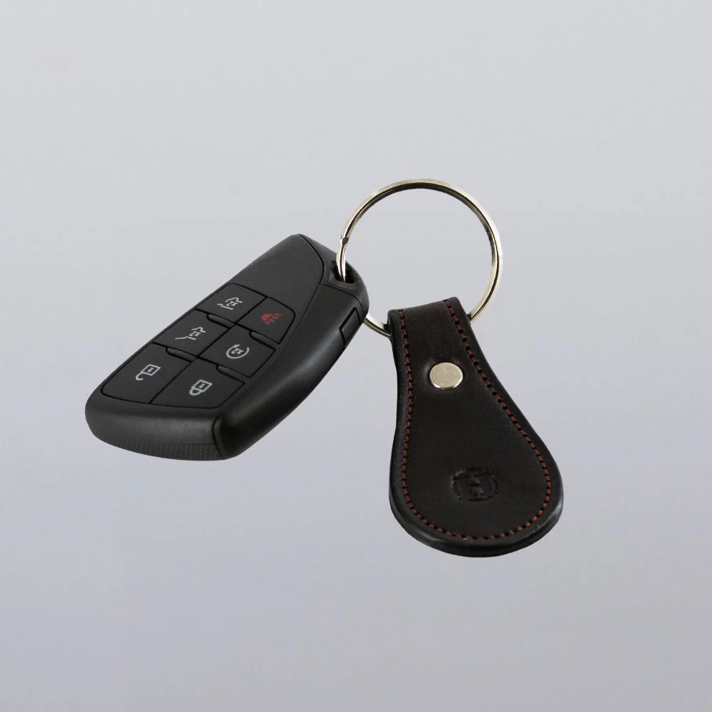 Bell-Shaped Leather Keychain - Image 9