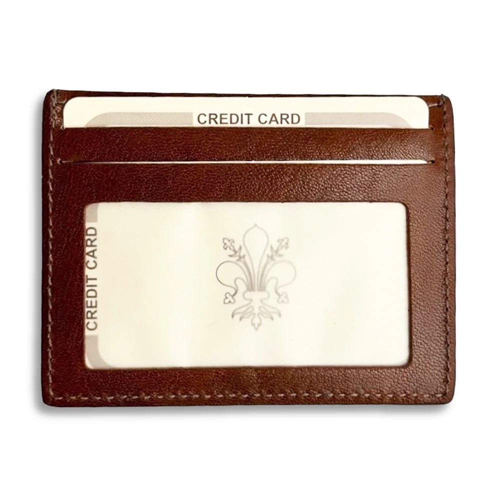 Maggiore Italian Card Holder with ID Window - Image 3