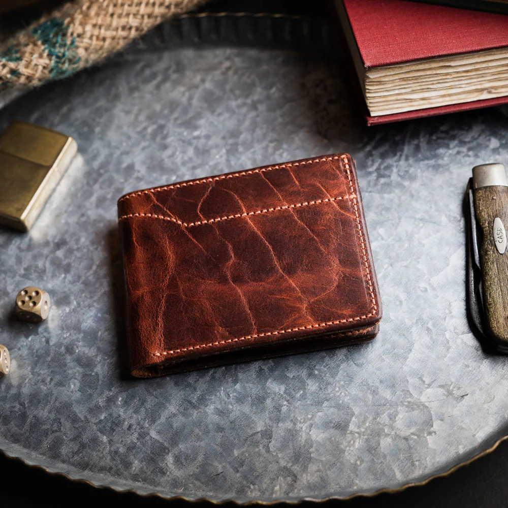 Powell Bison Bifold with ID Window Fold Over - Image 10