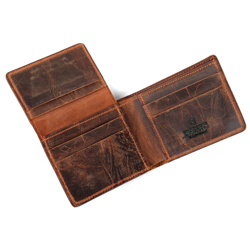 Powell Bison Bifold with ID Window Fold Over - Image 12