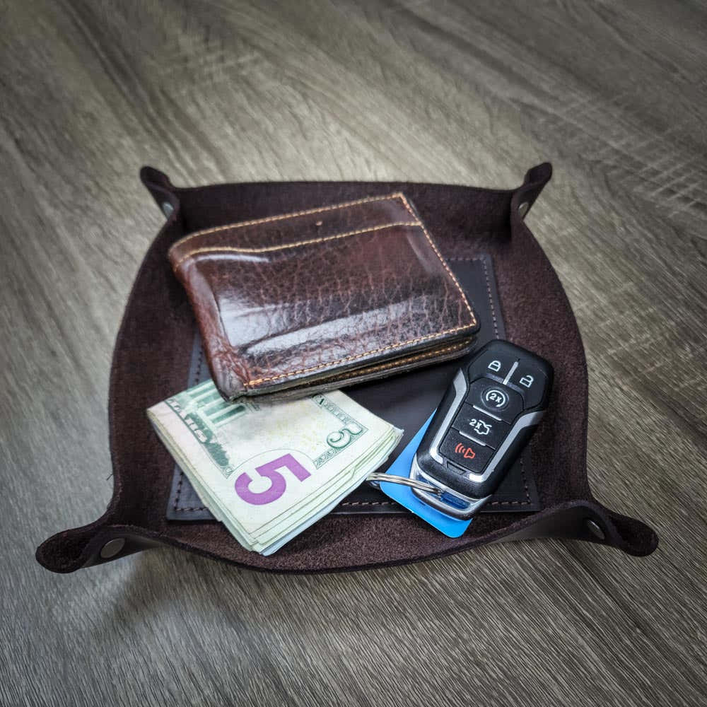 Premium Leather Valet Tray - Image 9